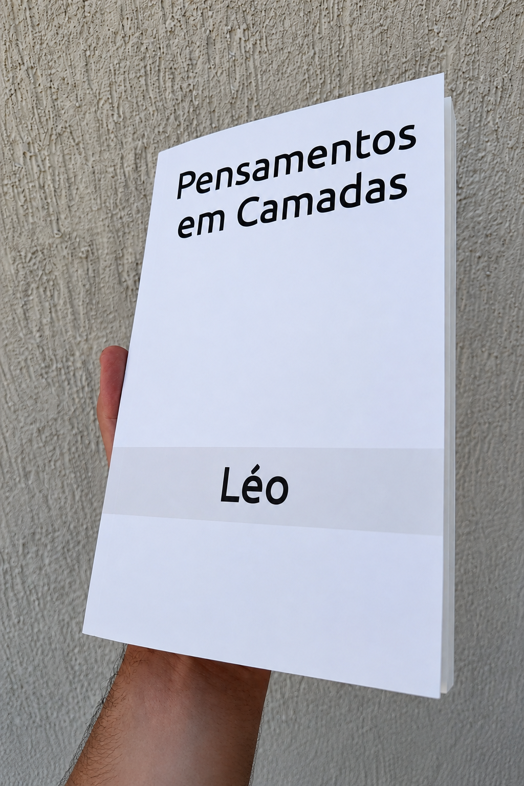 Primeira edição de Pensamentos em Camadas